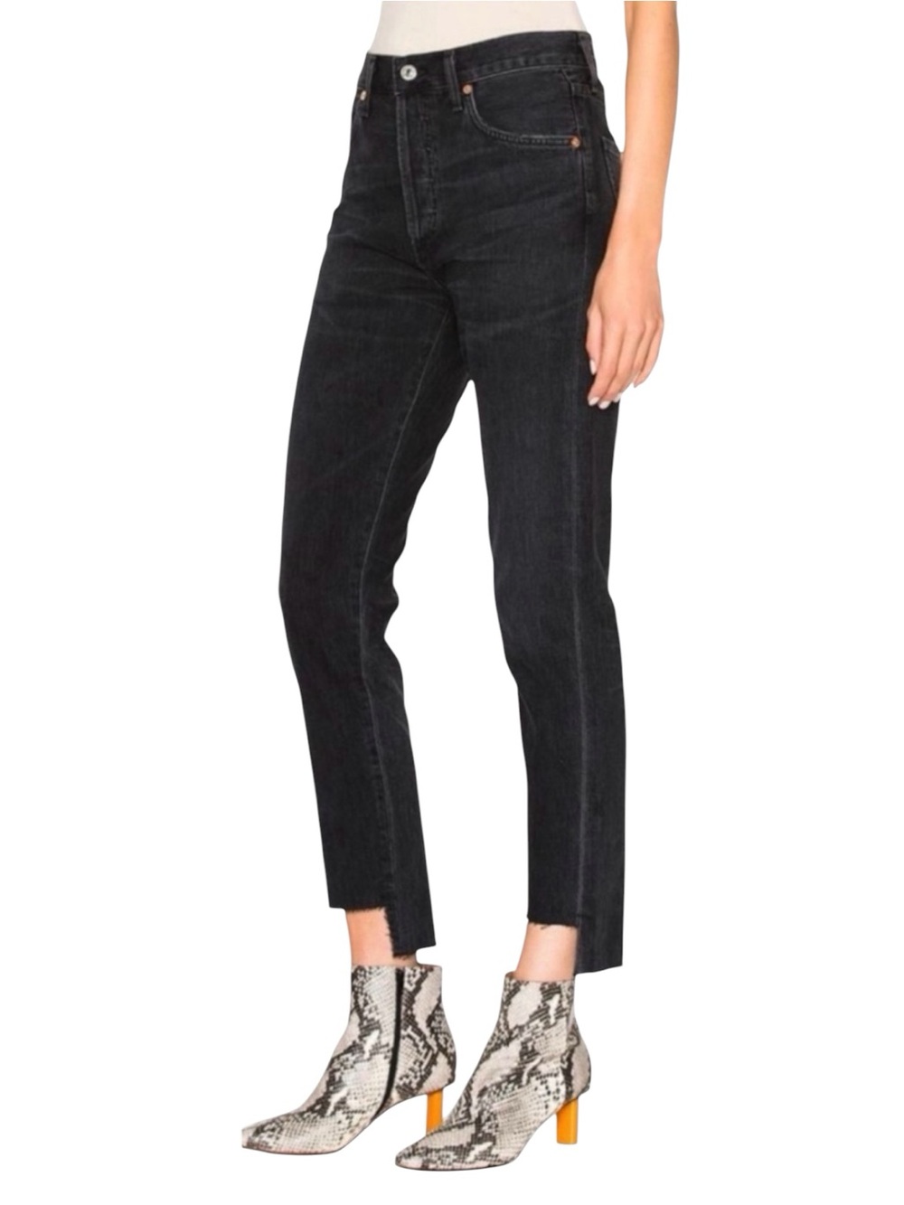Citizens of Humanity Premium Vintage Liya Hi Low Hem Classic Fit Jeans size 30